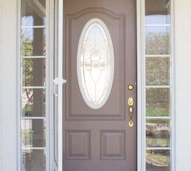 15 front door redo with faux etched glass
