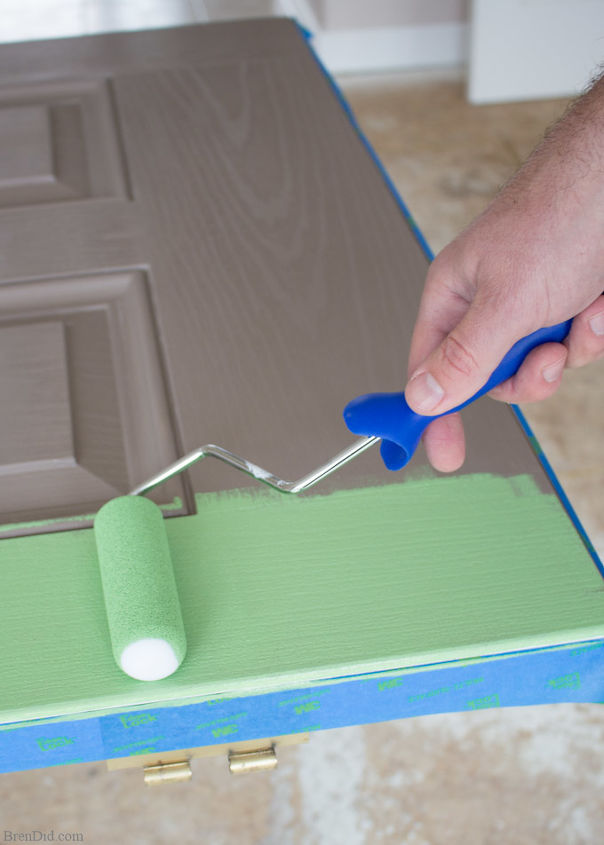 15 front door redo with faux etched glass