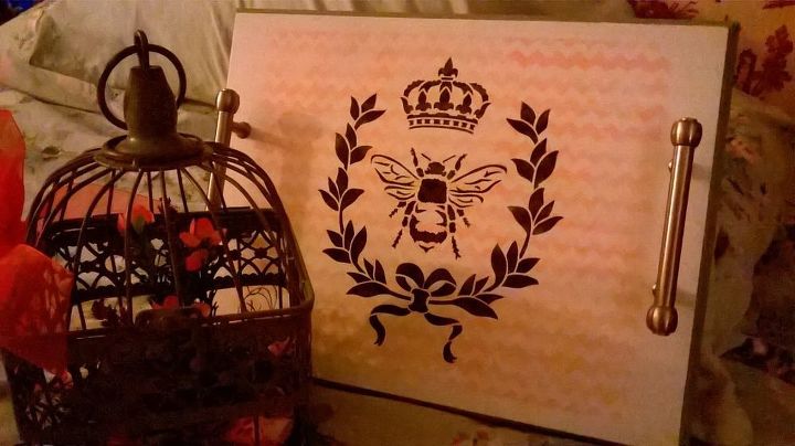 e feeling proud made a tray as an artpiece