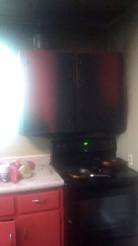 q burned kitchen cabinets