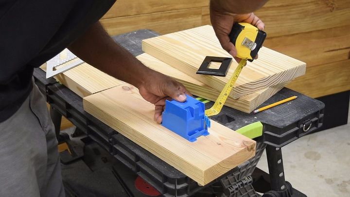 diy platform bed with floating night stands