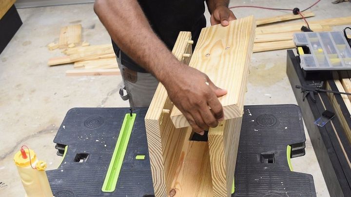 diy platform bed with floating night stands