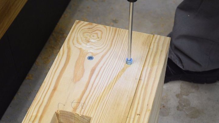 diy platform bed with floating night stands