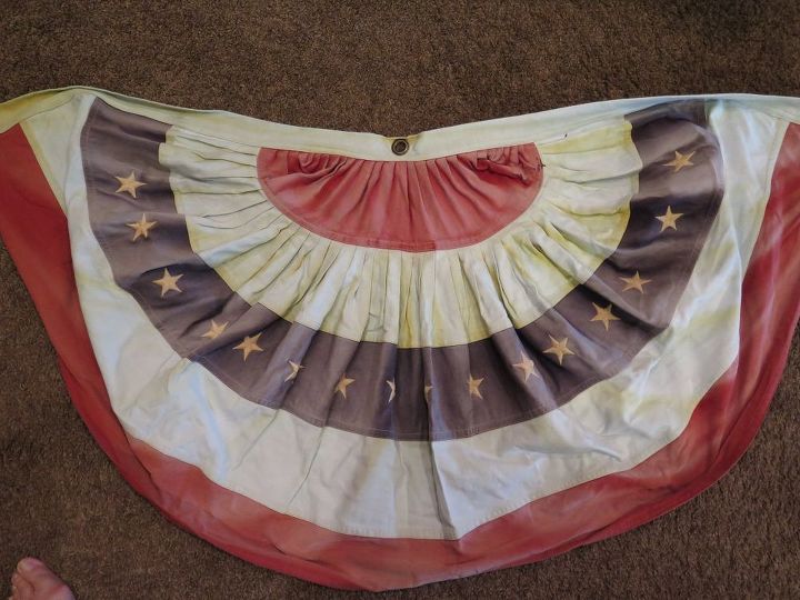 q patriotic bunting