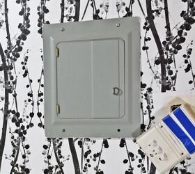 this ikea hack hides an ugly electrical panel