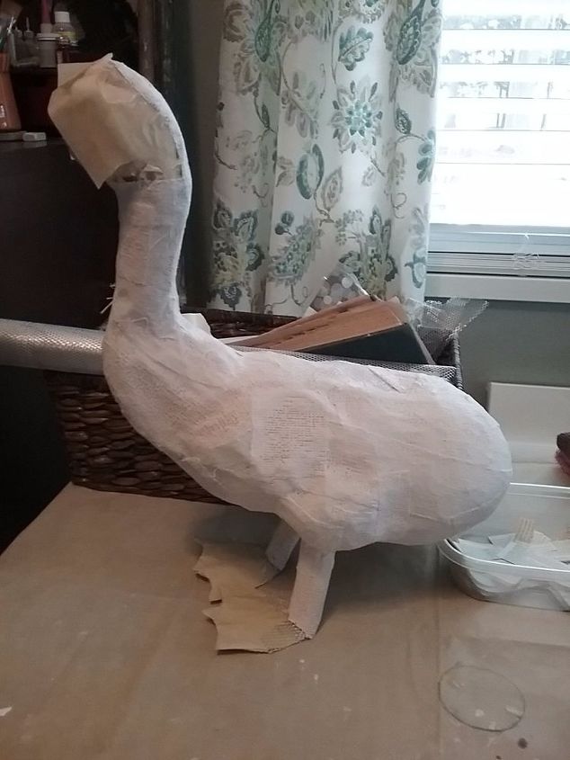 paper mache goose