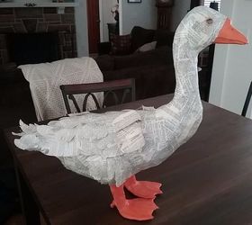 Paper Mache Goose