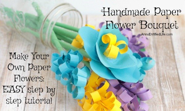 how to make a paper flower bouquet