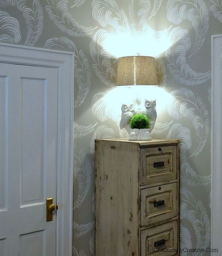 s makeover home decor with these 15 girly vintage ideas, Redo an Owl Lamp
