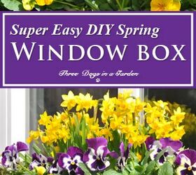 super easy diy window box