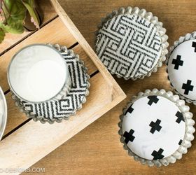 how to turn your tart tins into coasters