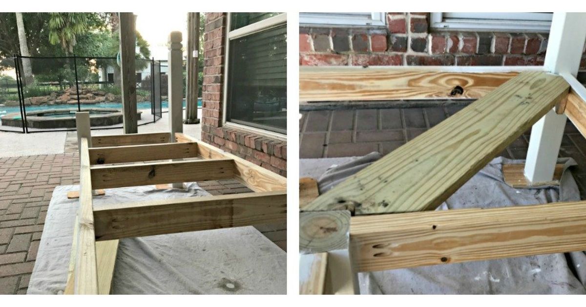 L-Shaped DIY Outdoor Bench | Hometalk