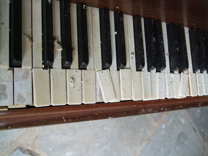 librera para piano, Una buena representaci n del antes de las teclas