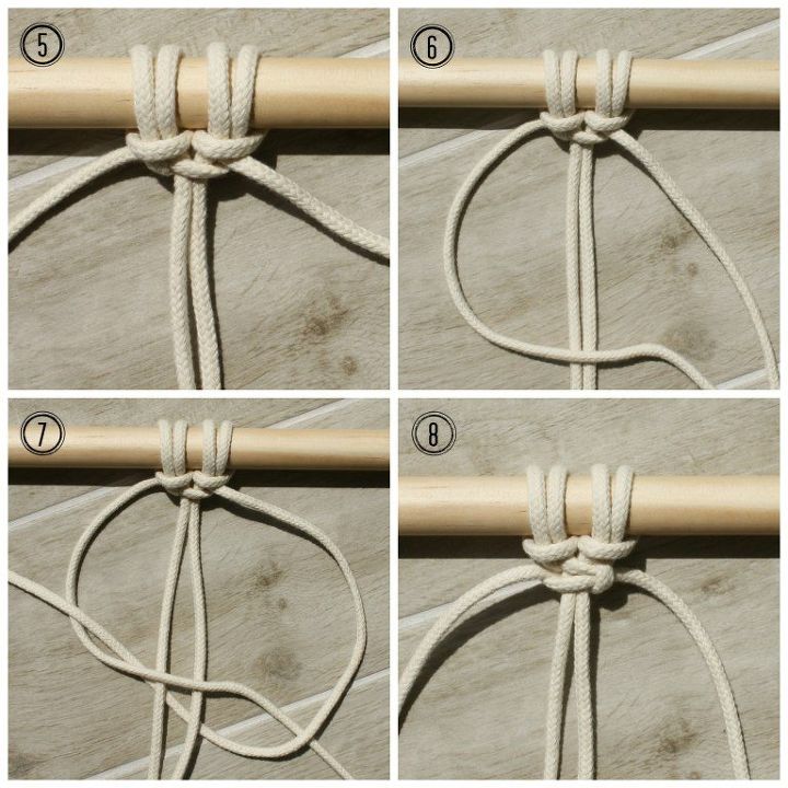 easy tutorial for basic macrame knots