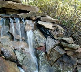 How to Build a Backyard Waterfall up a Slope