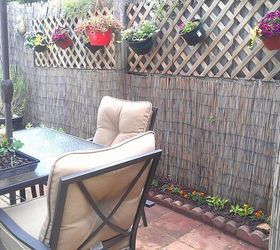 patio fence coverup