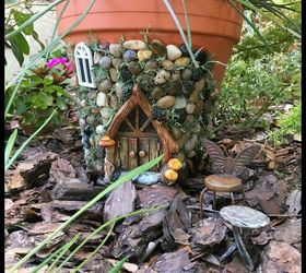 whimsical fairy house planter
