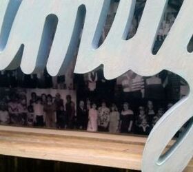 diy family wooden crate collage decor