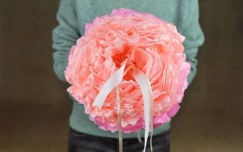 DIY Pom Poms de papel de seda