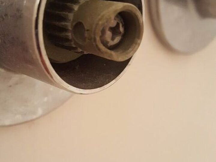 q how do i fix the shower handles to stay on the stems