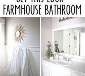 a cozy farmhouse bathroom update