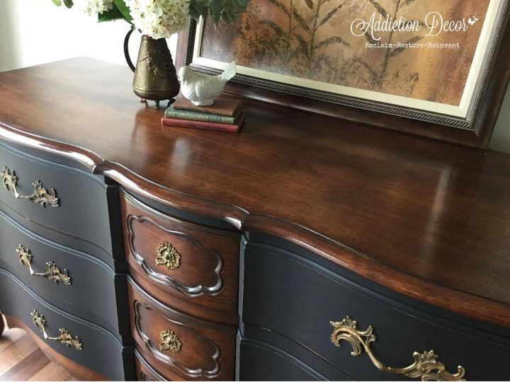 a new take on a french provincial dresser, Just look at that shine