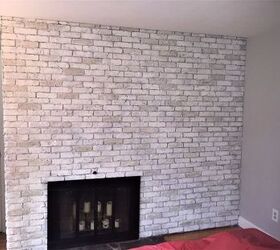 brick and brass fireplace makeover