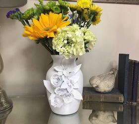 Dollar Store Vase Turned Work of Art Hometalk