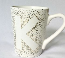 s 9 ways to add personality to that mug you have, Add Sharpie For A Monogram Design