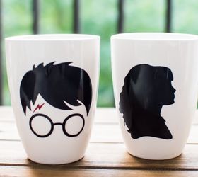 s 9 ways to add personality to that mug you have, Tack On Contact Paper For Wizardry