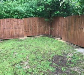 how to cover gaps at bottom of wood fence