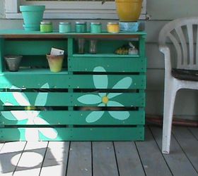 colorful front porch redo for free