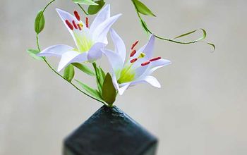DIY  Lily Flower From Normal Printer Paper, FREE Template