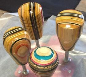 Shift Knobs Made From Recycled Skateboard Decks