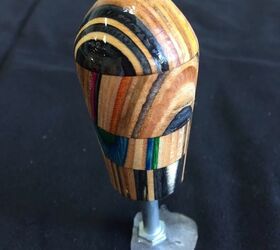 shift knobs made from recycled skateboard decks