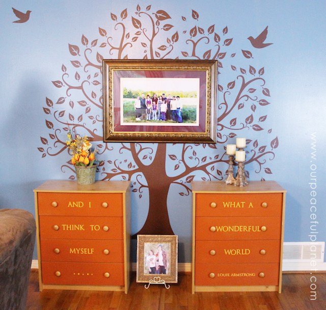 s 12 ideas to make a dresser oh so pretty, Be Poetic And Include Your Favorite Quote