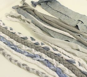 diy rug made from old clothing