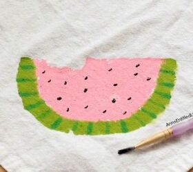 paint some watermelon napkins