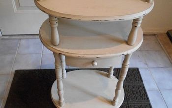 Cute Little Side Table 3 Tier Before and After This Sold