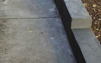 How to - Besser or Concrete Cinder Block Garden Edge Walls