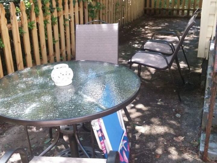 q damp patio what can i do