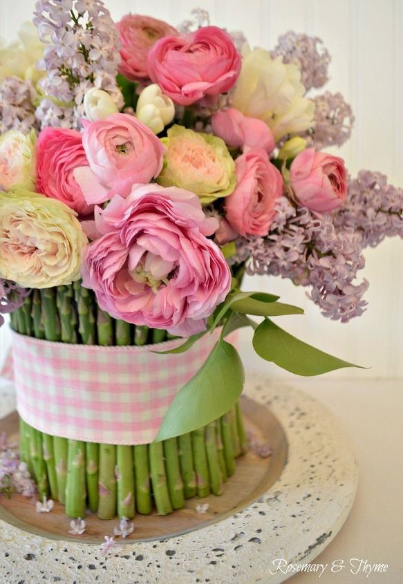 a spring floral arrangement diy