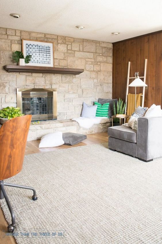 eclectic playroom office before and after