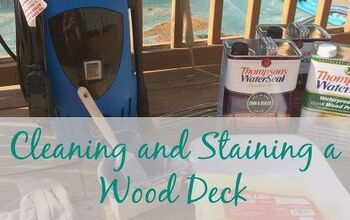  Limpar e manchar um deck de madeira