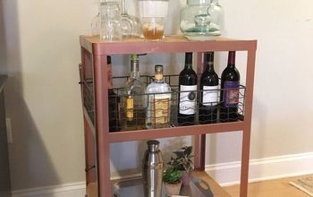 Trash Cart Turned Bar Cart