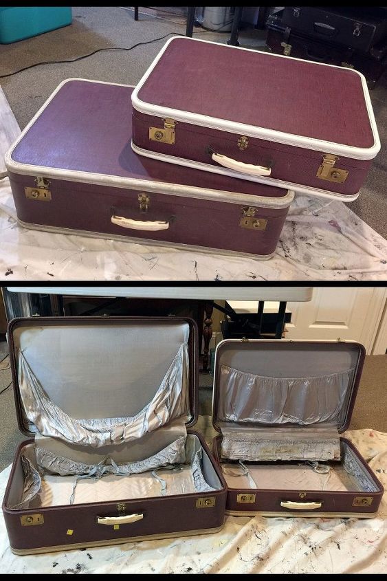 just in case a suitcase vanity