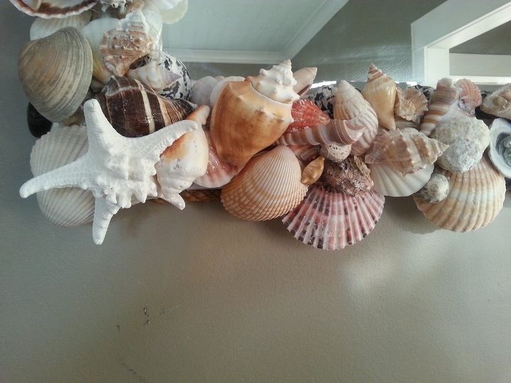 espejo de conchas marinas, Foto por cortes a de BarefootAffairs com
