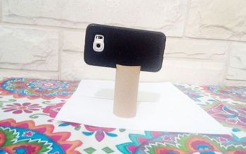 Smartphone "Tripod" Toilet Paper Roll Mount