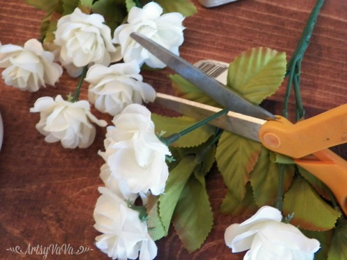 plaster of paris flowers