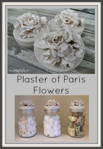 plaster of paris flowers